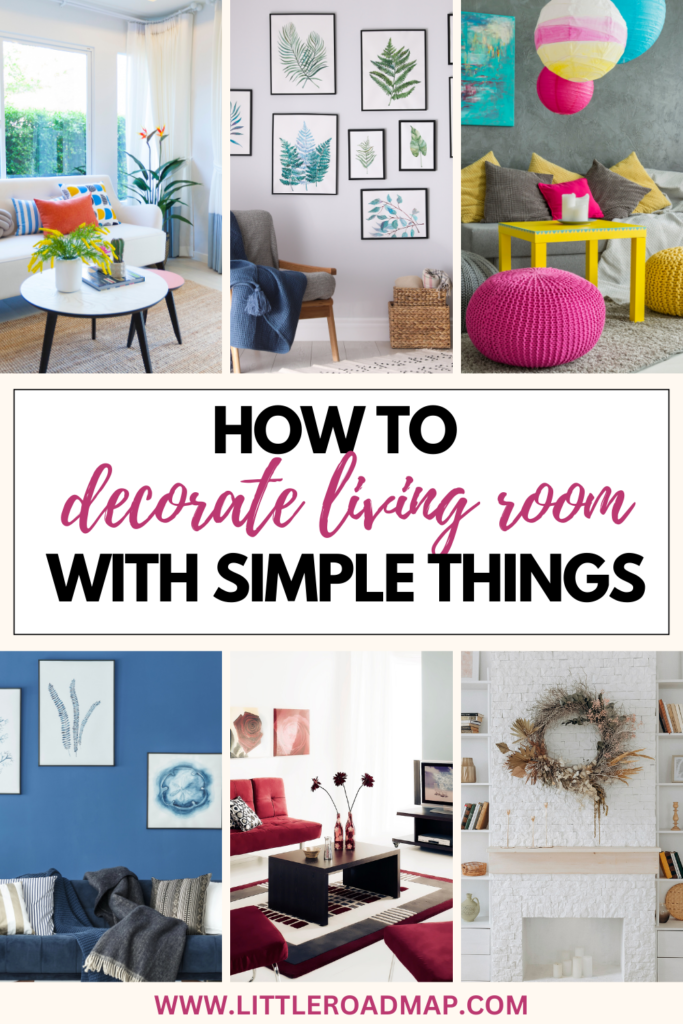 how to decorate living room with simple things