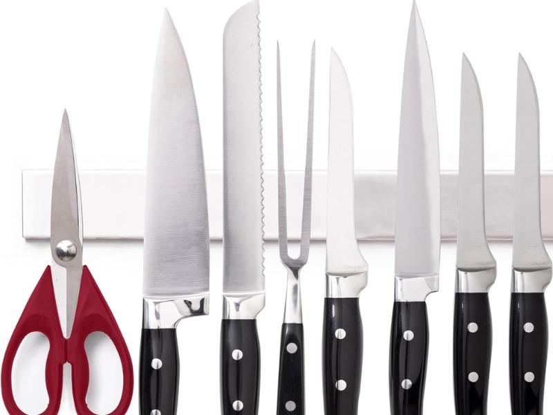 kitchen magnetic knife strip